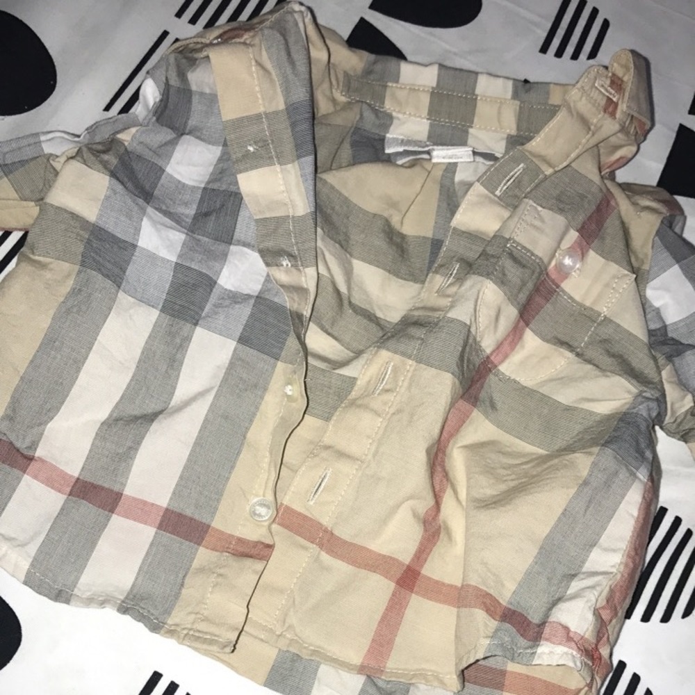 Infant Burberry shirt